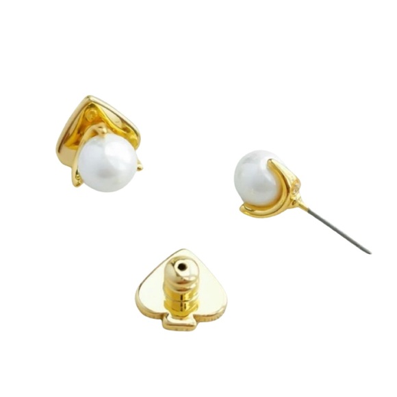 KATE SPADE • Brilliant Statements Mini Tri-Prong Stud Earrings - Picture 4 of 5